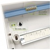 Quadro elettrico centralino 36 moduli DIN box superfice scatola da parete IP40 per interruttori grigio