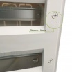 Quadro elettrico centralino 36 moduli DIN box superfice scatola da parete IP40 per interruttori grigio