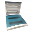 Quadro elettrico centralino 36 moduli DIN box superfice scatola da parete IP40 per interruttori grigio