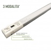 Barra led 48cm ricaricabile con sensore di movimento a mano scansione manuale sottopensile lampada luce per cucina armadio