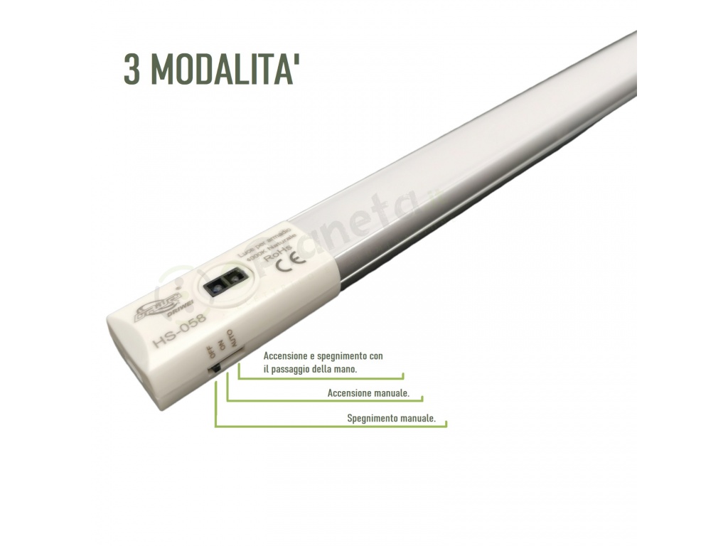 LAMPADA LUCE SOTTOPENSILE Mobili Cucina Armadio Barra LED Con Sensore Corpo  EUR 22,97 - PicClick IT