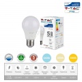 V-TAC PRO Lampadina led bulbo 11w A60 attacco grande E27 copertura opaca luce fredda naturale calda