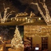Catena di luci Natale 500 led serie luminosa natalizie per esterno interno albero feste cavo verde decorativa