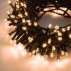 Catena di luci Natale 500 led serie luminosa natalizie per esterno interno albero feste cavo verde decorativa