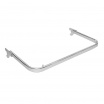 Barre rettangolari 120cm appenderia montante struttura arredo negozio in acciaio