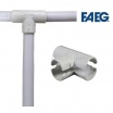 Giunto a "T" ispezionabile reversibile per tubo rigido raccordo di giunzione Ø 16 20 25 32 mm IP40 collegamento in PVC grigio 