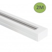 Binario monofase per faro faretti led pista guida track bianco nero 1 m 2 metri 220 V