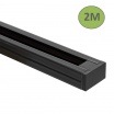 Binario monofase per faro faretti led pista guida track bianco nero 1 m 2 metri 220 V