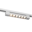 Faretto faro barra a griglia led 12W Bianco per binario monofase elettrico orientabile proiettore