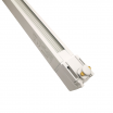 Faretto faro barra a griglia led 12W Bianco per binario monofase elettrico orientabile proiettore
