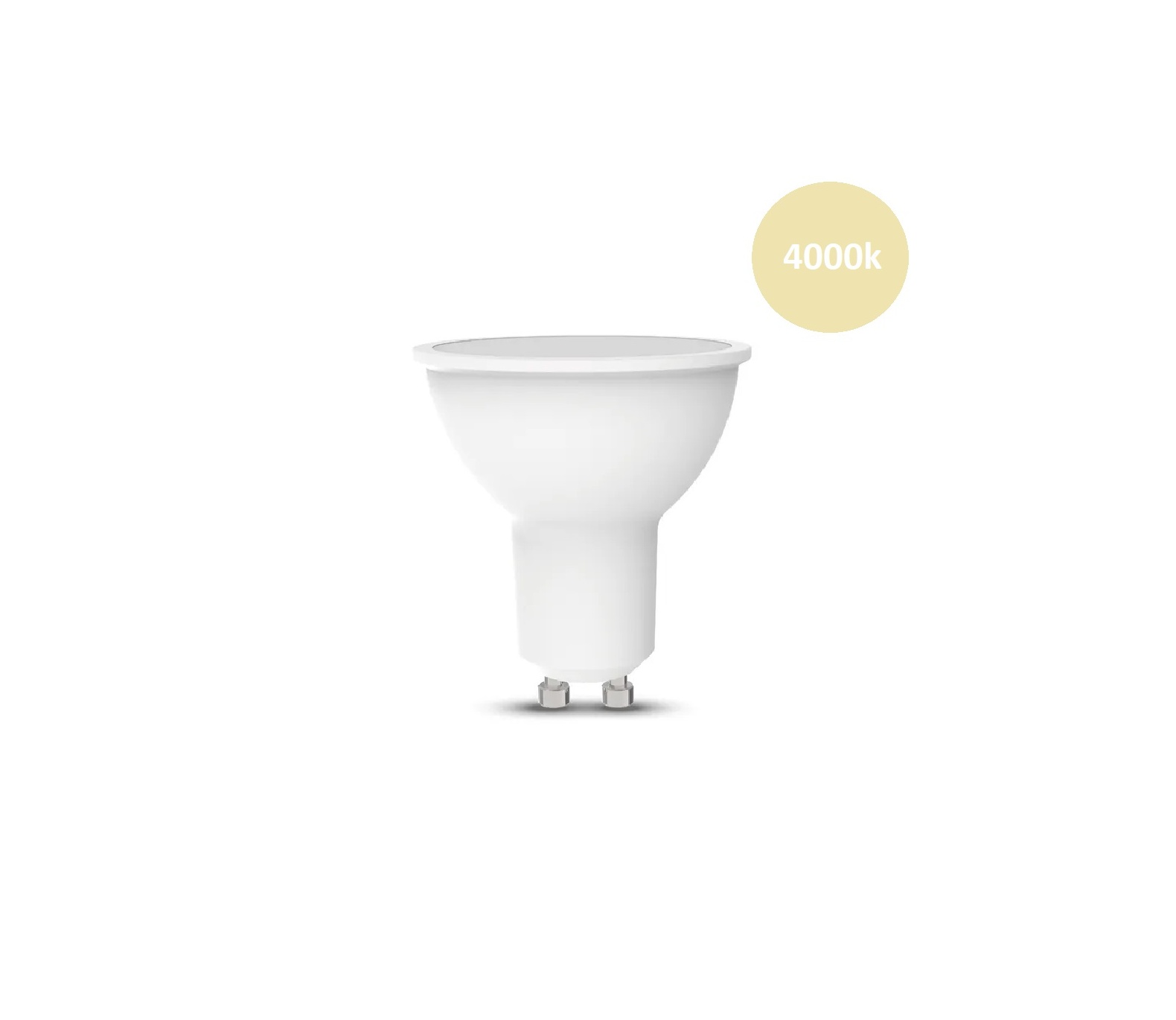 Faretto led 9w attacco GU10 lampadina copertura opaca per portafaretti fari luce bianca naturale calda