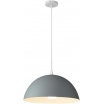 Lampadario a sospensione campana in metallo forma mezza sfera diametro 35cm attacco E27
