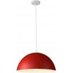 Lampadario a sospensione campana in metallo forma mezza sfera diametro 35cm attacco E27