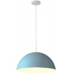 Lampadario a sospensione campana in metallo forma mezza sfera diametro 35cm attacco E27