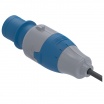 Adattatore da bipasso schuko a spina IP44 CEE industriale 250V 2P+T impermeabile per esterno cantieri