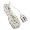 Prolunga elettrica 5 10 15 metri 2 prese bipasso 16A/10 + presa shuko con spina piatta 10A multipresa bianco