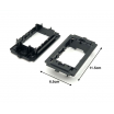 Frutti e Placche bianchi supporti 3 posti compatibili con Gewiss system