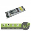 Trasformatore ultrasottile 12V 5A 60W alimentatore stabilizzato 25mm strip led