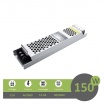 Trasformatore stabilizzato 12V 12.5A 150w slim sottile alimentatore salvaspazio per strip strisce led telecamere
