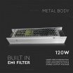 Trasformatore 24V 5A 120W alimentatore stabilizzato V-TAC per strip led