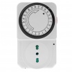 Temporizzatore analogico 24h timer con presa 220V fino a 3500W con interruttore