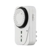 Temporizzatore analogico 24h timer con presa 220V fino a 3500W con interruttore