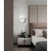 Applique led tondo bianco da parete esterno interno impermeabile lampada luce fredda naturale calda