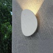 Applique led tondo bianco da parete esterno interno impermeabile lampada luce fredda naturale calda
