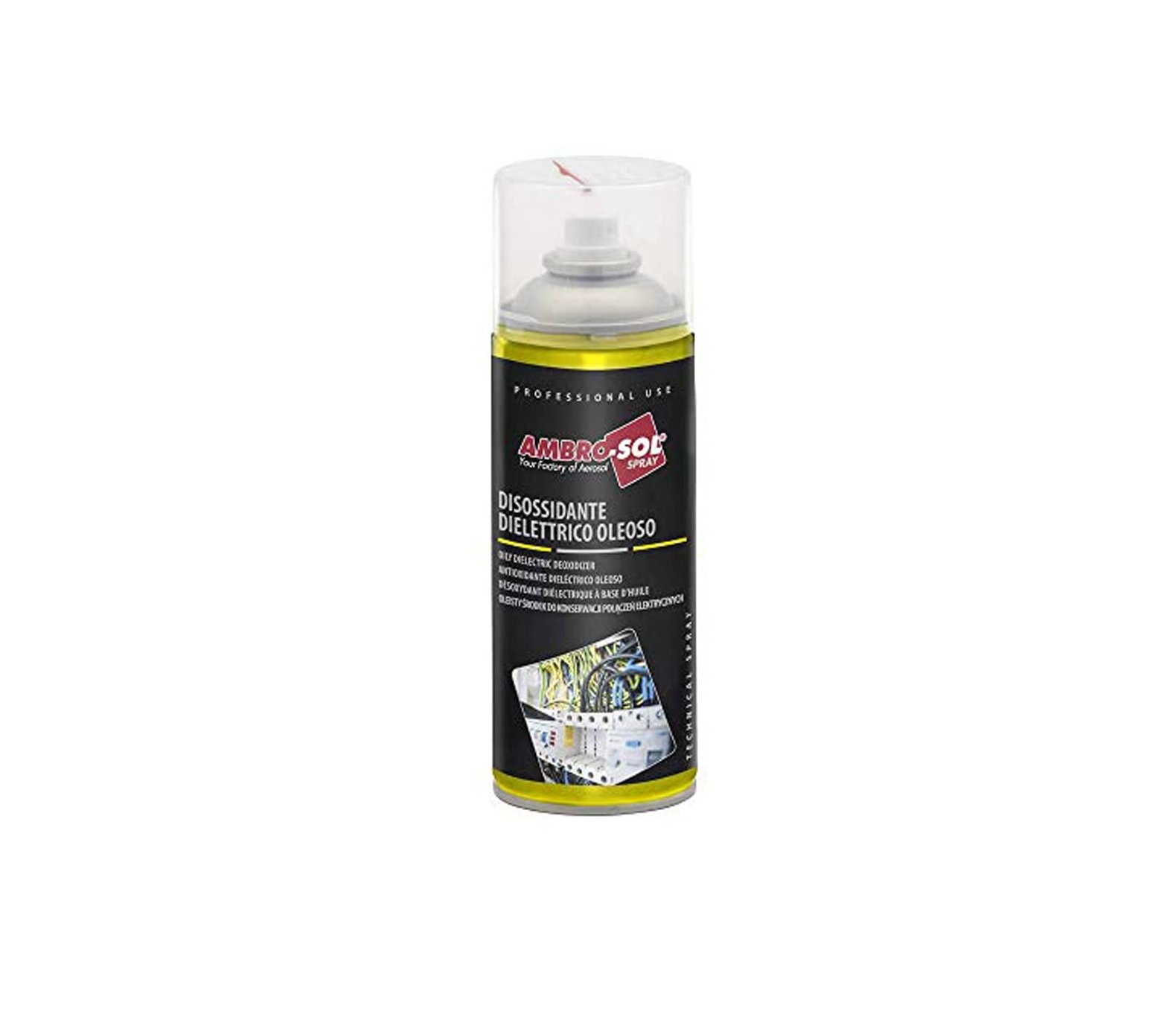 Ambro-Sol M202 pulitore grasso per Contatti Elettrici spray 400ml