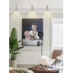 Faretto led da soffitto 20W cilindro bianco in alluminio plafoniera lampada moderna luce calda naturale fredda