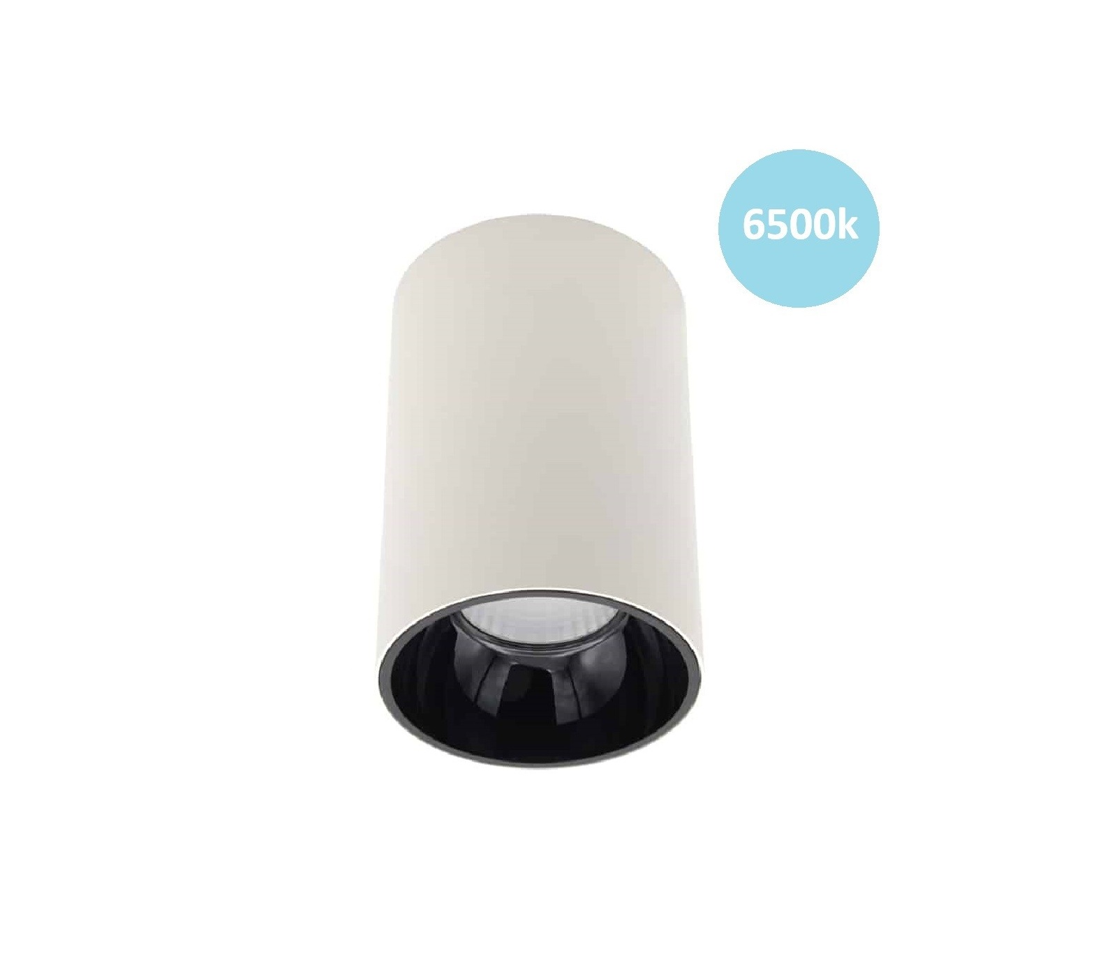 Faretto led da soffitto 20W cilindro bianco in alluminio plafoniera lampada moderna luce calda naturale fredda