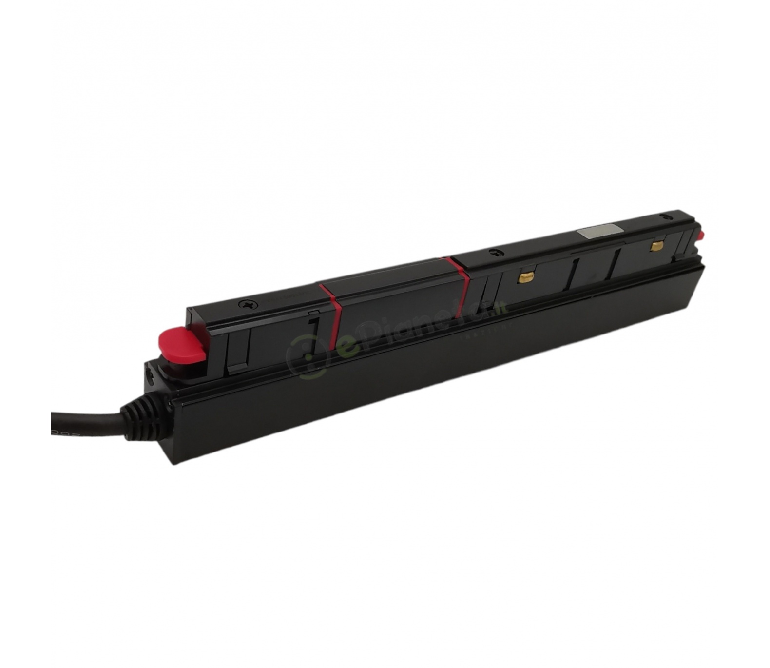 Trasformatore alimentatore 100W 48V 2A a scomparsa incasso per binario magnetico nero