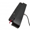 Faretto led a cilindro sospeso 8W nero per binario magnetico monofase 48V luce calda naturale bianca