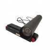 Faretto led a cilindro sospeso 8W nero per binario magnetico monofase 48V luce calda naturale bianca