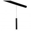 Faretto led a cilindro sospeso 8W nero per binario magnetico monofase 48V luce calda naturale bianca