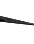 Faretto proiettore lineare barra led cob 24W nero magnetico per binario monofase 48V luce calda naturale bianca