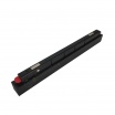 Faretto proiettore lineare barra led cob 18W nero magnetico per binario monofase 48V luce calda naturale bianca