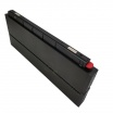 Faretto proiettore lineare led 24W nero magnetico rettangolare per binario monofase 48V direzionabile luce calda naturale bianca