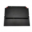 Faretto proiettore lineare led 10W nero magnetico rettangolare per binario monofase 48V direzionabile luce calda naturale bianca