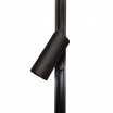 Faretto proiettore led 10W nero magnetico orientabile per binario monofase 48V direzionabile luce calda naturale bianca
