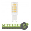 Lampadina led attacco G9 5w 52D luce bianca fredda naturale calda
