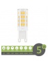 Lampadina led attacco G9 5w 52D luce bianca fredda naturale calda