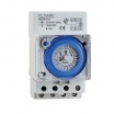 Timer analogico temporizzatore luci 24 ore da quadro elettrico su guida din