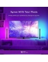 Light Bar Lampada RGB+W a ritmo di musica 32cm Arcobaleno con Telecomando per PC, TV, gaming scrivania