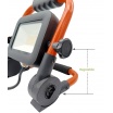 Faro proiettore portatile led 30W per lavoro cantiere da appoggio impermeabile IP65 con cavo spina