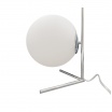 Lampada da tavolo scrivania ramo con sfera in vetro attacco E27 oro argento luce moderno minimal led