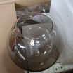Lampadario sospensione bolle 6 sfere attacco E27 trasparenti in vetro lampada da soffitto in metallo oro argento moderno