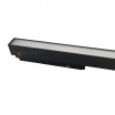 Faro angolare 24W nero da incasso per binario magnetico 48V elettrificato angolo luce led calda naturale