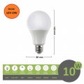 Lampadina led bulbo E27 10W 12 24V a bassa tensione attacco grande luce bianca naturale calda per camper barca