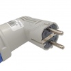Adattatore da civile a industriale con spina schuko 2P + T 16A e presa CEE 6H 2P + T 230V 90°